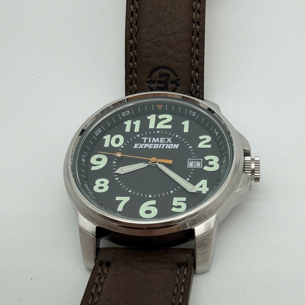 Timex Expedition WR 50M 905 36 Quartz Mens Analog Field Watch - Black Dial